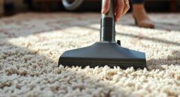 gentle vacuuming thick rugs
