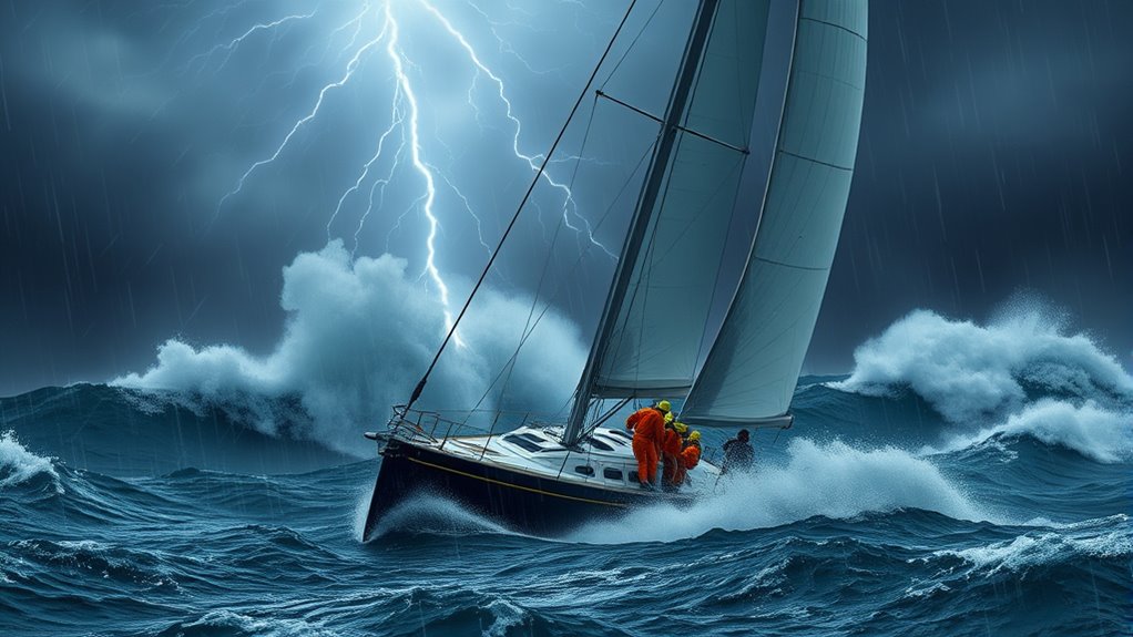 heave to for heavy weather