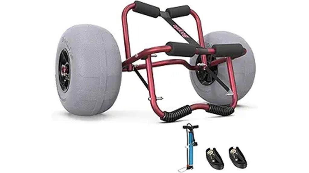 heavy duty kayak cart