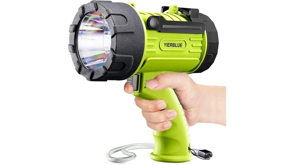 high lumen rechargeable spotlight