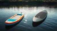 inflatable and hardboard sups