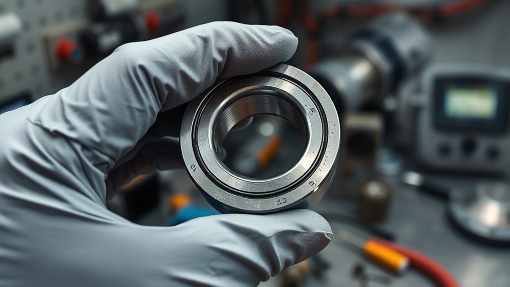 inspect bearings check lubrication
