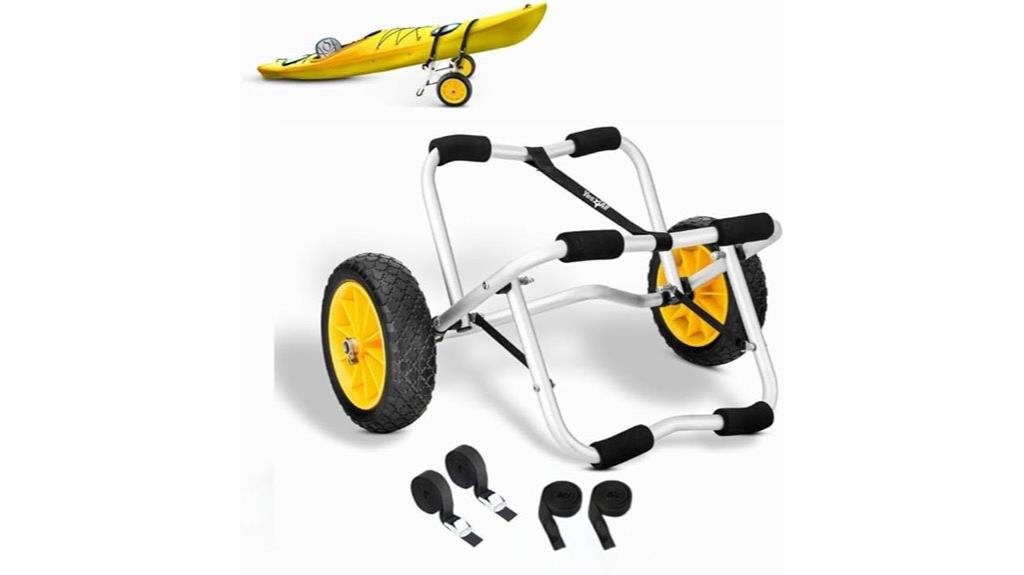 kayak cart aluminum frame