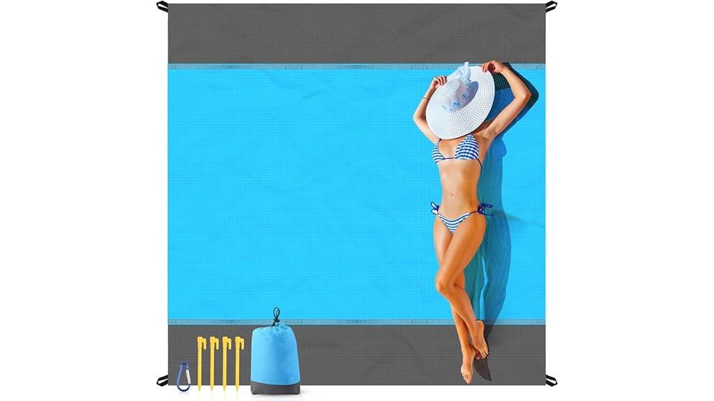 large sandproof beach blanket
