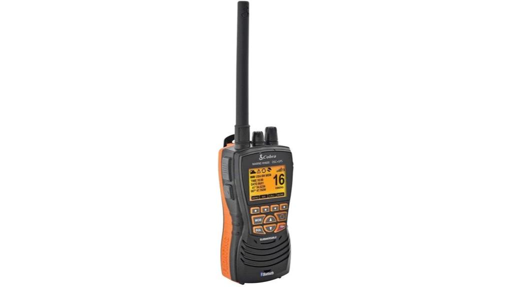 marine handheld radio with gps
