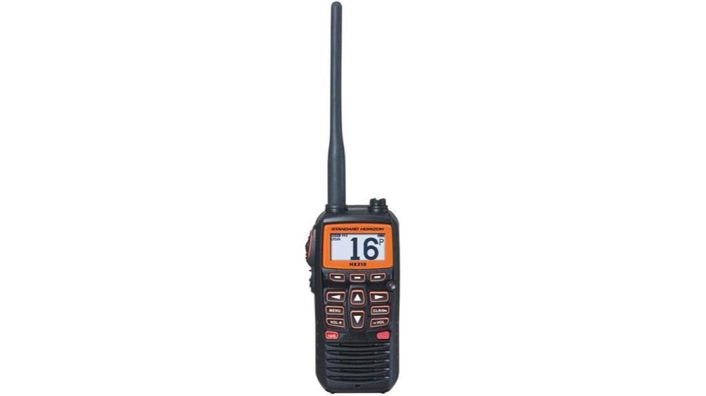marine vhf transceiver hx210