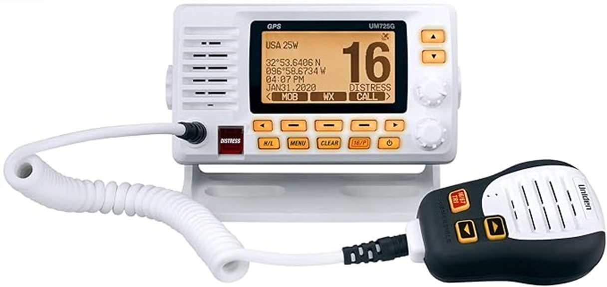 marine vhf with gps