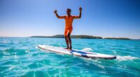 mastering paddleboard cross stepping