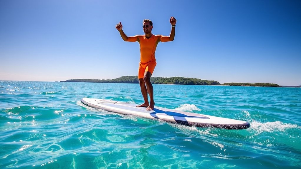 mastering paddleboard cross stepping
