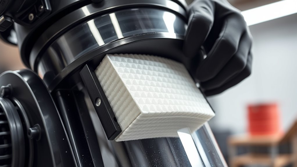 monitor vacuum airflow regularly
