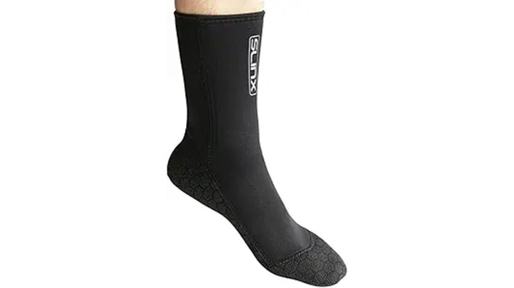 neoprene diving fin sock