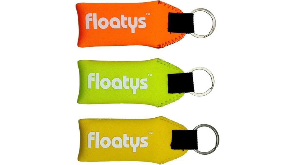 neoprene floating keychains pack