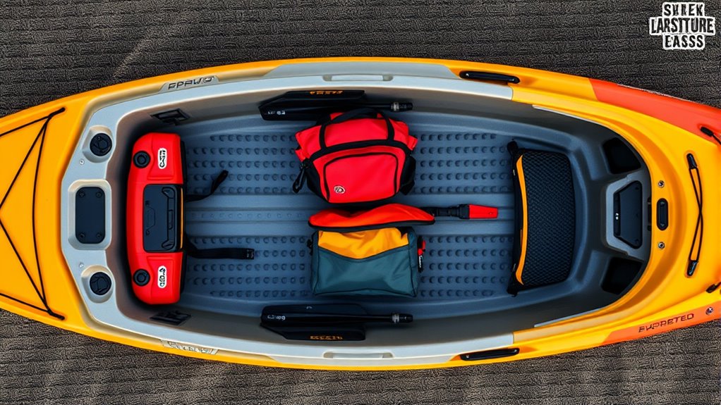 optimized kayak gear accessibility