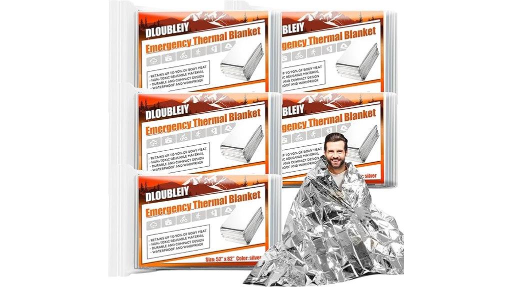 pack of five blankets