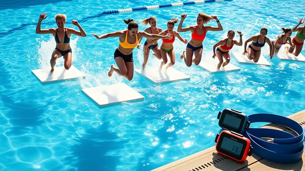 pool based low impact hiit