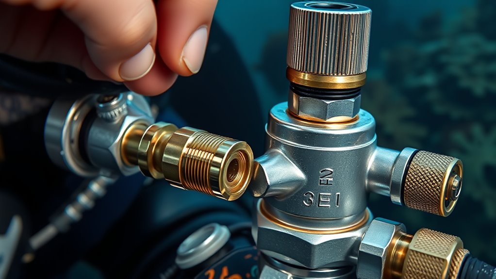 pre dive tank valve check