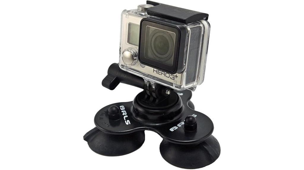 premium black gopro mount
