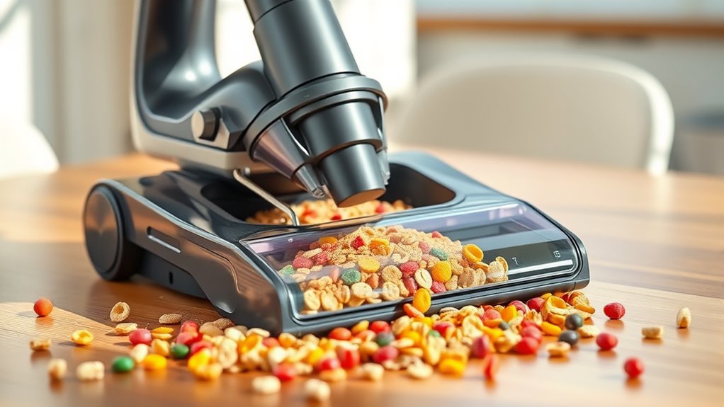 prepare vacuum for cereal
