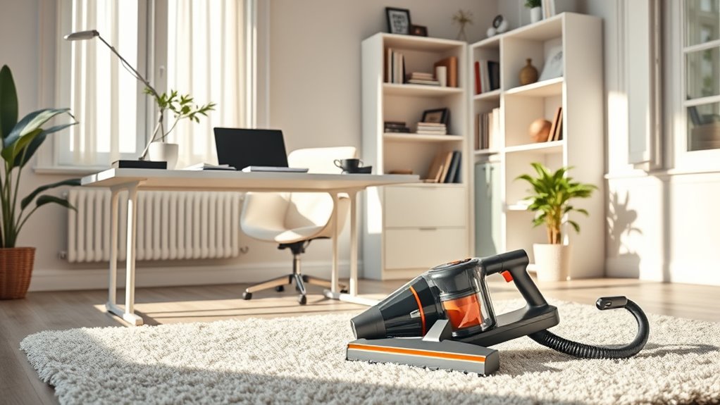 professional clutter free workspace setup