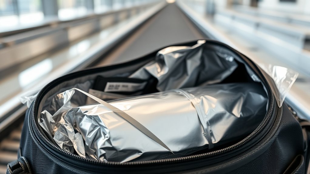 proper foil packing and security