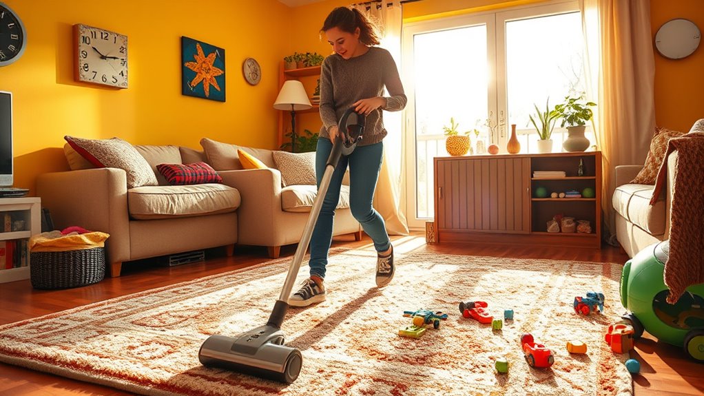 quick daily vacuum routine