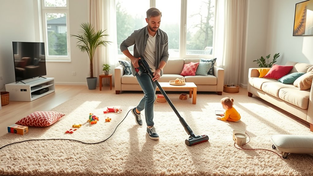 quick daily vacuum routine