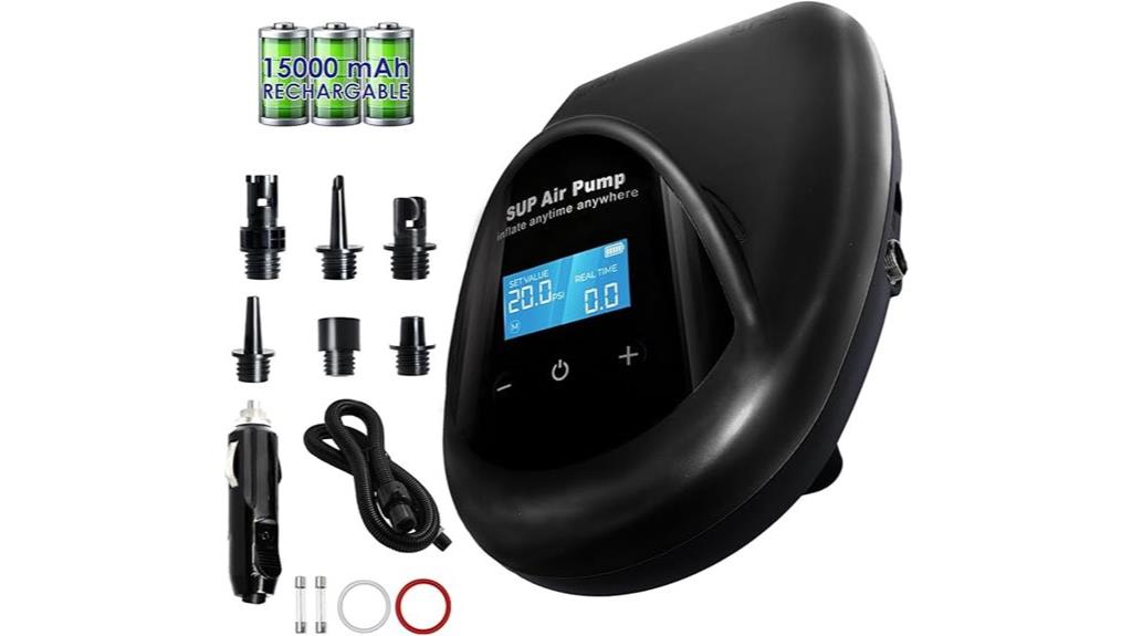 rechargeable pump with lcd