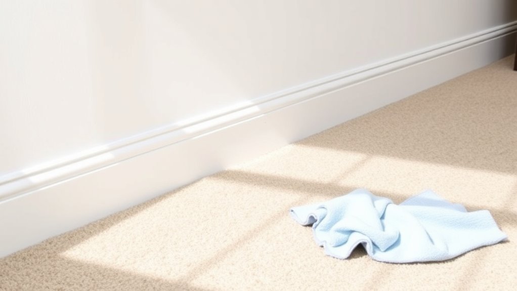regular baseboard dusting routine