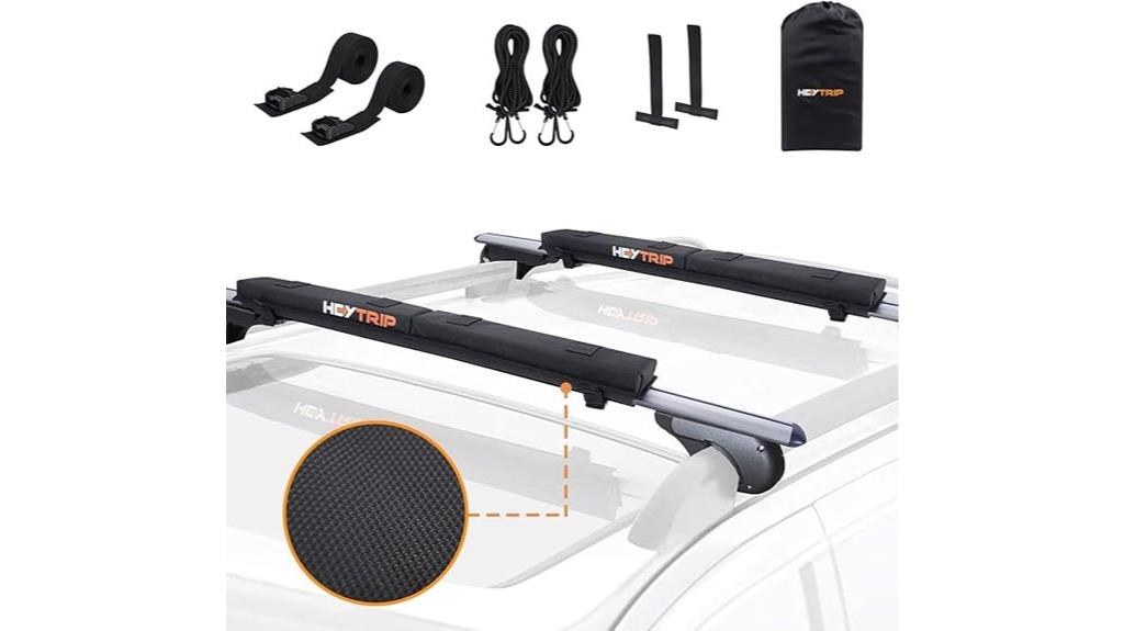 roof rack pads with straps