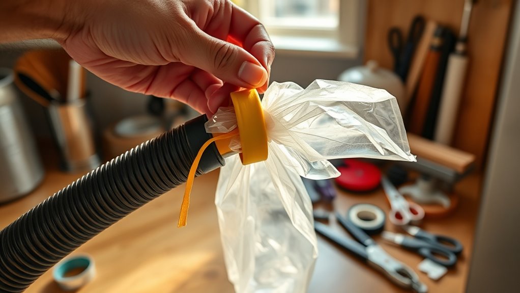 seal leaks with household items