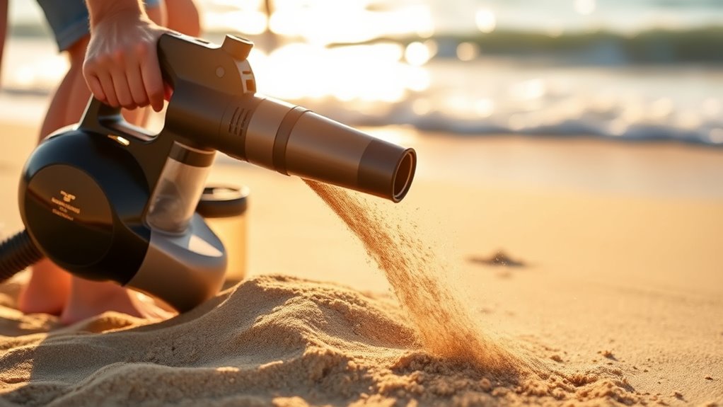 seal vacuum contain sand