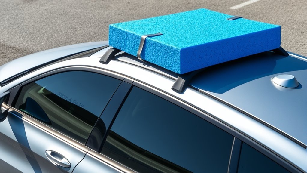 secure foam during transport