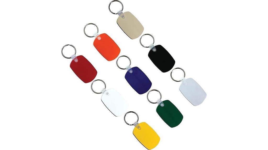 set of nine flexible keys
