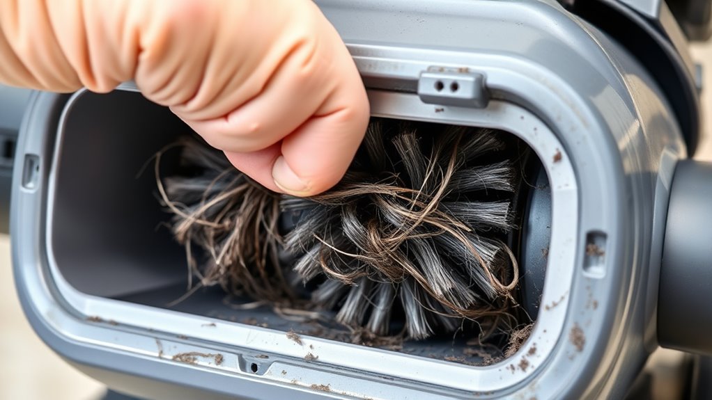 signs of brush roll trouble