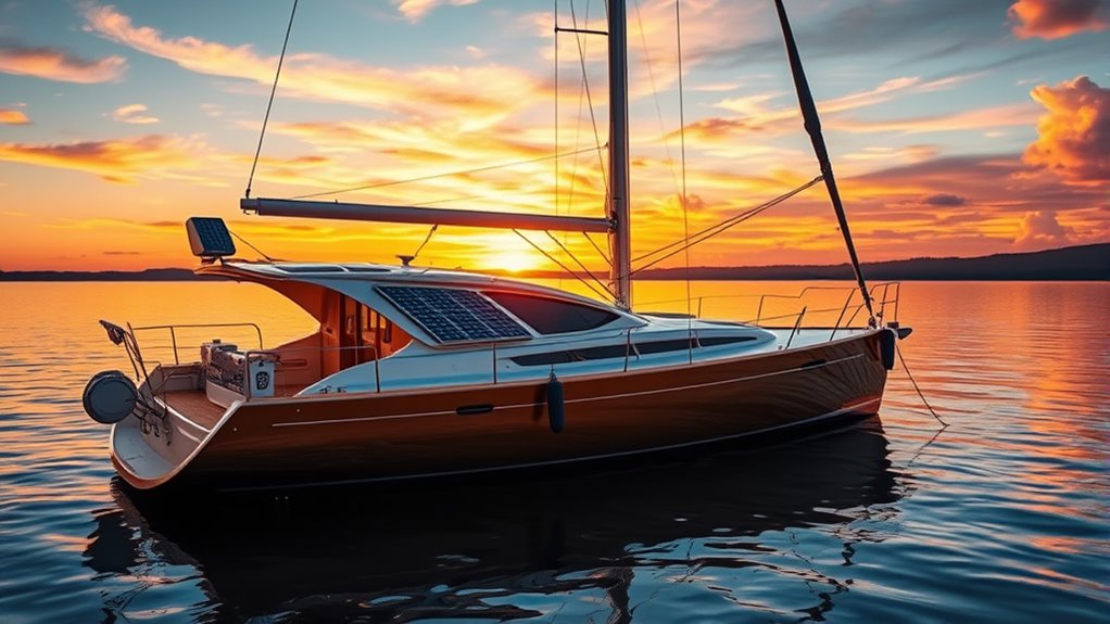 small keelboat solar upgrades