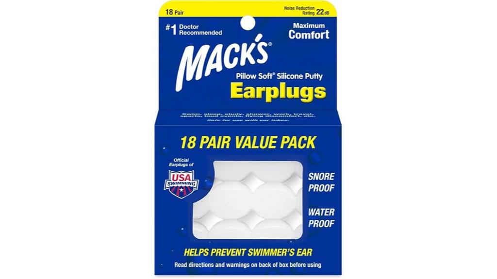 soft silicone earplugs 18 pairs