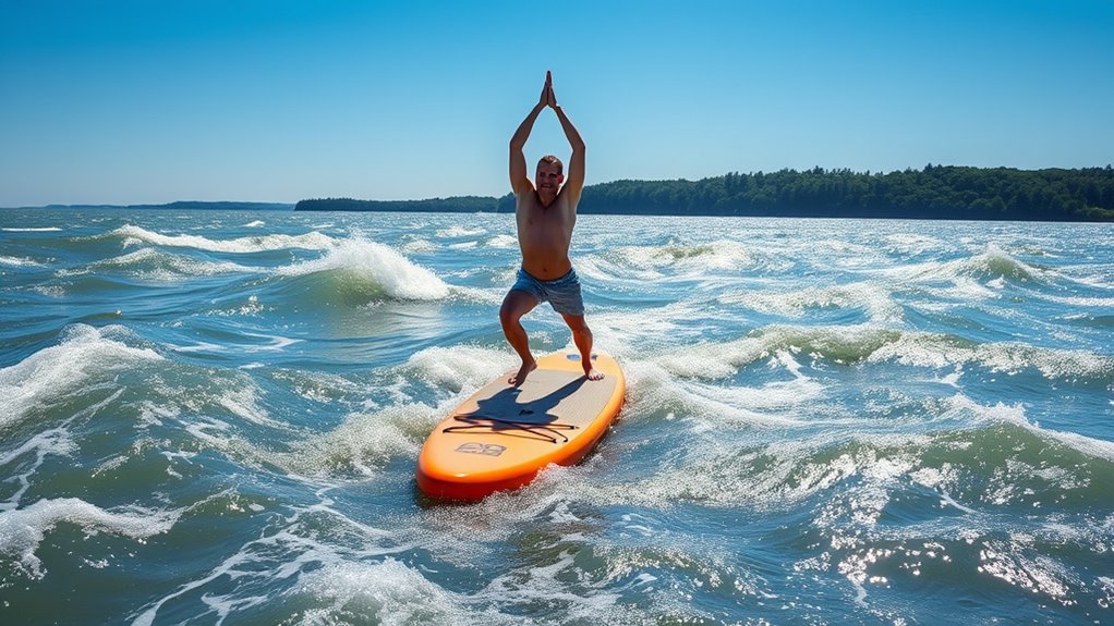 sup yoga poses balance