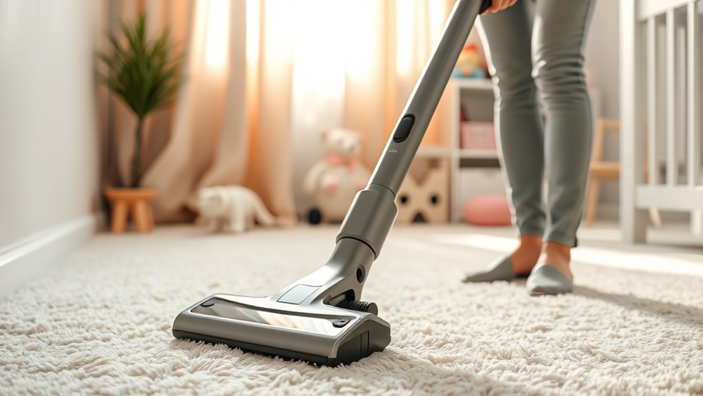 thorough allergen focused vacuuming