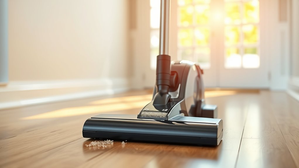 thorough main floor vacuuming