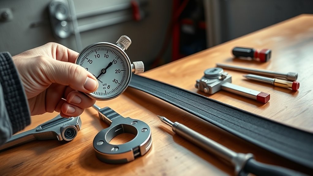 tools for belt tension testing