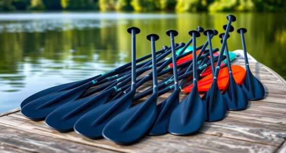 top carbon fiber sup paddles