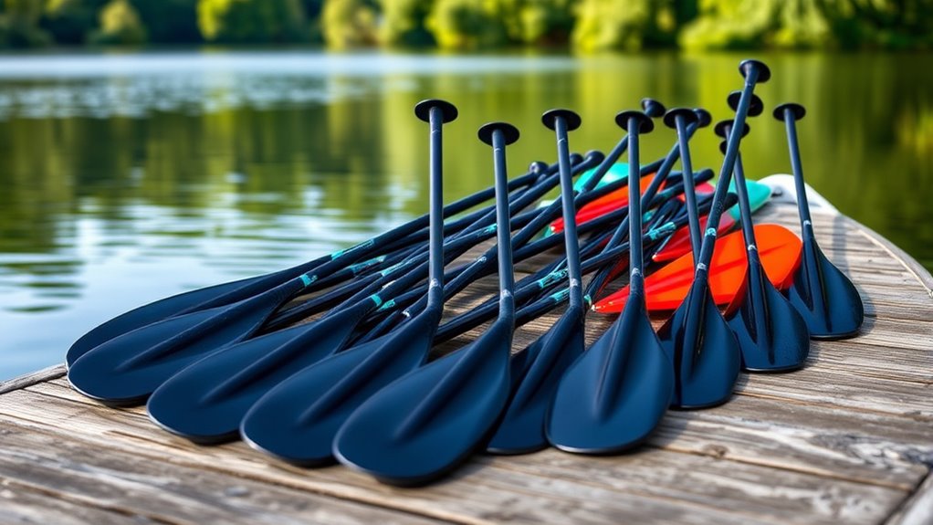 top carbon fiber sup paddles