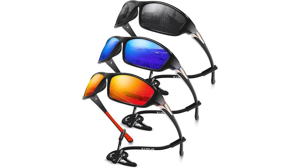 triple pack men s sunglasses