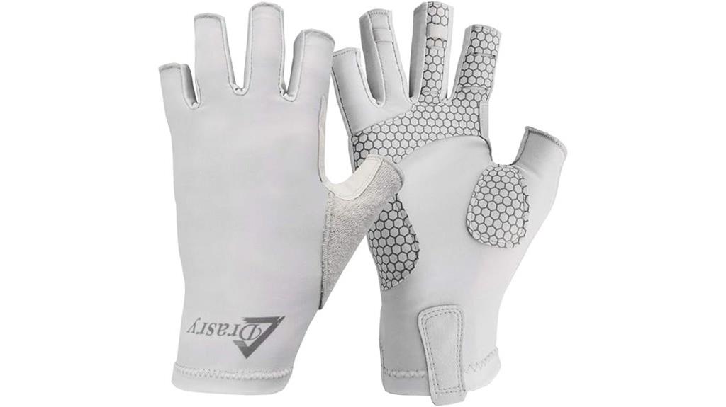 uv protection fishing gloves