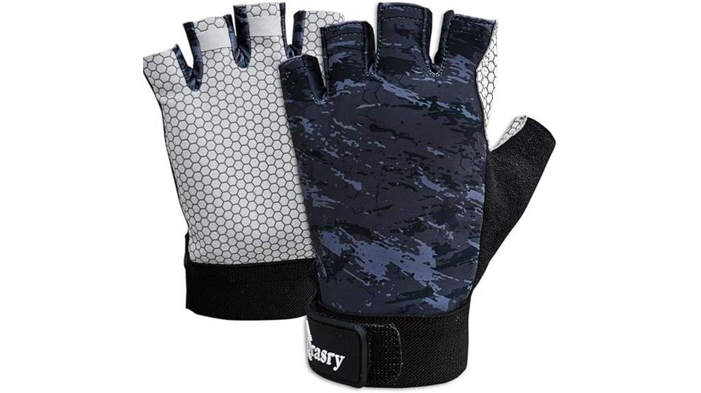 uv protective fishing gloves