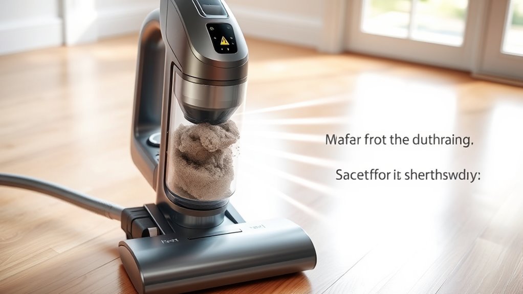 vacuum overheating shutdown prevention