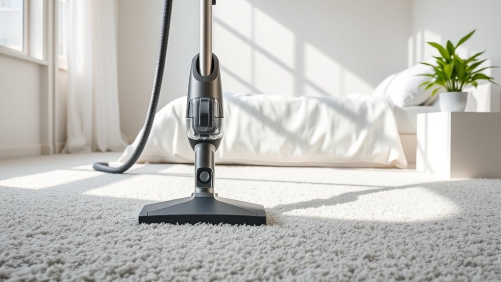 vacuum regularly with hepa