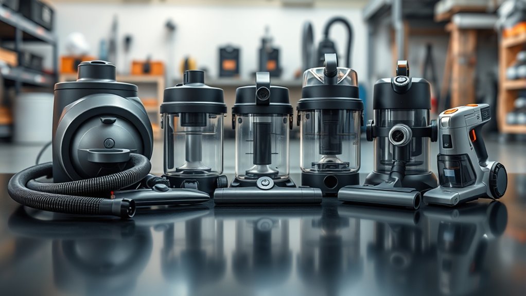 vacuum types and characteristics