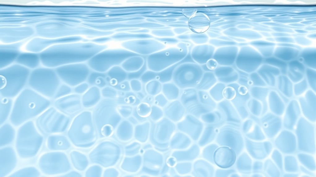 water chemistry influences wave stability