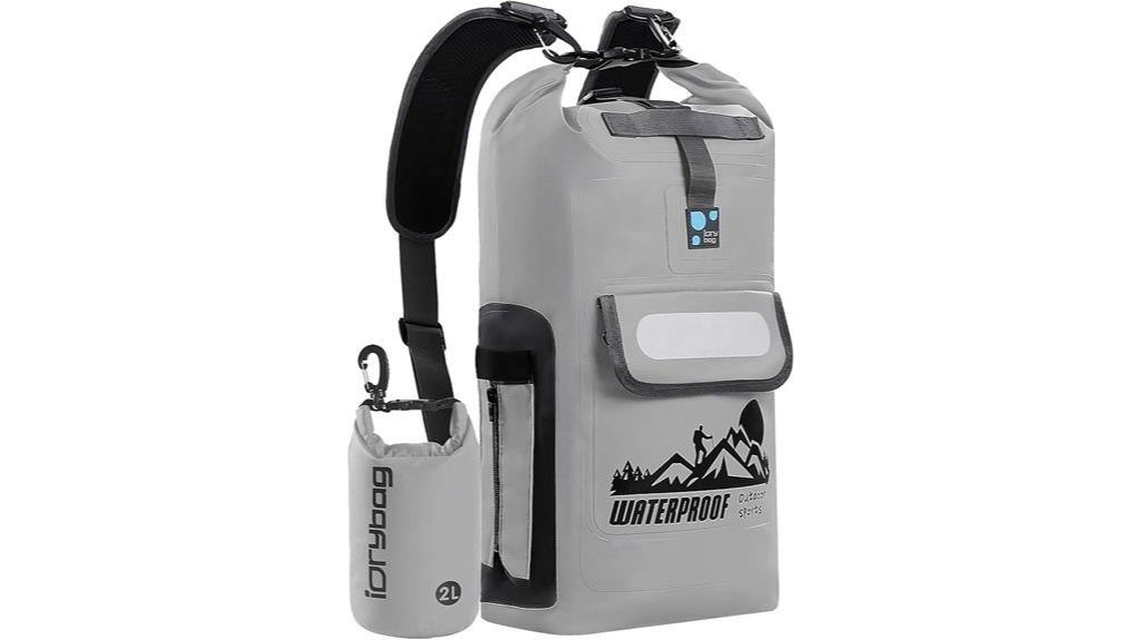 waterproof backpack with multiple sizes